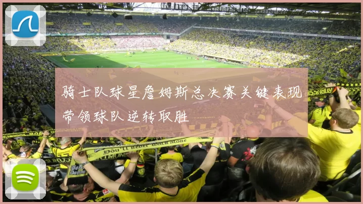 骑士队球星詹姆斯总决赛关键表现带领球队逆转取胜